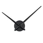 Timelike 3D Clock Hands, Large Clock Needles Quartz Movement, Wall Clock Mechanism Kit, DIY Parts (Black-T42B)