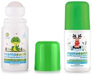 Mamaearth Natural Anti Mosquito Body Roll On 40ml DEET Free Protects from Dengue,Malaria & Chikungunya(Pack of 1) & Mamaearth Natural Breathe Easy Vapour Roll-on with Wintergreen & Eucalyptus Oil