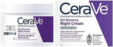 CeraVe Night Cream for Face, Skin Renewing Moisturizer for Men & Women With Hyaluronic Acid, Niacinamide, Bio Peptides & Ceramides. Fragrance Free, Non-comedogenic, Suitable for Sensitive Skin