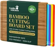 Bamboo Wood Cutting Board Set, Bamb
