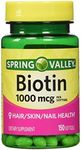 Spring Valley - Biotin 1000 mcg, 150 Tablets