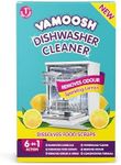 Vamoosh 6-in-1 Dishwasher Cleaner | Natural Citric Acid Cleaning Formula | No Limescale Removal | Grease Elimination | Eco-Friendly | Made in the UK | 100g (Pack of 8)