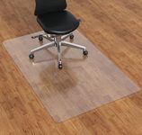 Amyracel Office Chair Mat for Hardwood Floor, 35” x 55” Clear Desk Chair Mat for Hard Floors, Easy Glide Floor Protector Mat for Office Chairs