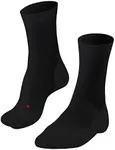 FALKE Men's TE4 Tennis Socks for Clay Courts, Black (Black 3000), 9-10