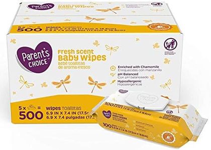 Parents Choice Fresh Scent Baby Wipes 500 Count