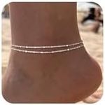 Freekiss Silver Anklets for Women, 