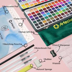 Artecho Watercolour Paint Set – 168 Vibrant Colors