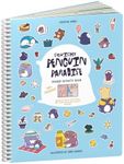 Cupkin Penguin Sticker Book Activity for Kids, Toddler Airplane Travel Essentials, 500+ Animal Stickers for Kids + 12 Scenes + 12 Coloring Book Pages, Penguin Kids Gift, Kids Crafts for Ages 2-8