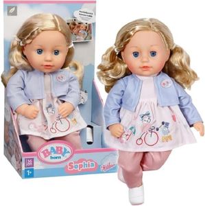 BABY born Sophia Rose - Soft 36cm Baby Doll for Toddlers Blonde Hair & Sleeping Eyes - Suitable for Children from 1 Year