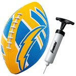 Franklin Sports NFL Los Angeles Chargers Football - Youth Football - Mini 8.5" Rubber Football - Perfect for Kids - Team Logos and Colors!