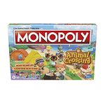 Monopoly Animal Crossing New Horizons Edition Board Game for Kids Ages 8 and Up, Fun Game to Play for 2-4 Players, Multicolor