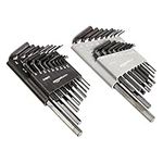 Amazon Basics 36-Piece Allen Wrench/Hex Key Set - Inch/SAE and Metric