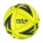 Mitre Ultimatch Indoor Football, Shape Retention, Ball, Yellow/Black, 1