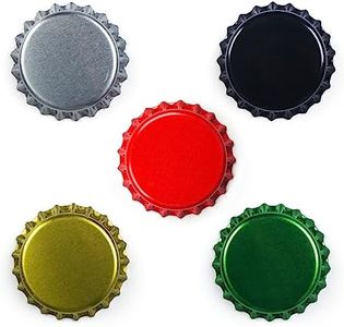 140 Count Beer Bottle Caps Oxygen Absorbing Crowns, Ideal for HomeBrew, 5 Assorted Colors