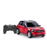 RASTAR BMW 1:24 RC Cars Remote Control Mini Cooper Countryman Model Car Toy Mini Cooper Car for Kids, Red