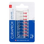 Curaprox Prime CPS 07 Red - 8 Refill Pack - Premium Interdental Brushes - Interdental Flosser