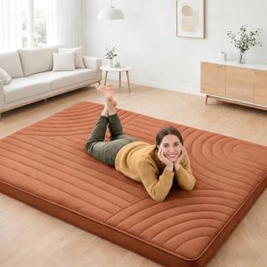 ZonLi Japanese Floor Mattress Futon Mattress King Size 4 Inch Thick