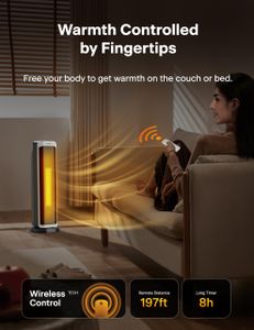 PELONIS 2-in-1 Electric Space Heater – Portable Fan & Heater