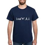 CafePress - Load*,8,1 Commodore 64-100% Cotton T-Shirt Navy