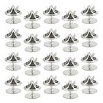 XINGYHENG 100PCS 11mm Butterfly Pin Backs with 100PCS 10mm Tie Tacks Silver Pins for Jewelry Making and Crafting (Silver)