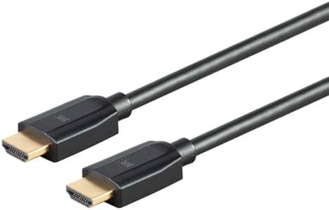 Monoprice Ultra 8K Premium High Speed HDMI Cable - 8 Feet - Black | 48Gbps, 8K@60Hz, Dynamic HDR, eARC - DynamicView Series