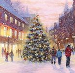 Almanac Pack of 8 Charity Christmas Cards (ALM-ALCX9963) - The Eve of Christmas - 8 Cards of 1 Design From the Gallery