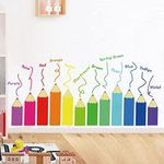 Colorful Wall Stickers Decor Kids,Wall Decals Nursery Educational,Kids Wall Decor for Daycare,Classroom,Playroom.