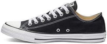 Converse Unisex Black Low-Top Sneakers, 8 UK