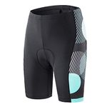 BEROY Womens Bike Shorts with 3D Gel Padded,Cycling Women's Shorts (XL, Green)