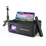 WEWATCH Projector, Native 1080P Bluetooth Projector with 12" Tripod Stand, 13500L Portable Outdoor Mini Projector, Movie Projector Compatible with TV Stick,Smartphone,Laptop,PS5,HDMI,USB,AV,VGA