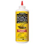 HARRIS Boric Acid Roach and Silverfish Killer Powder w/Lure