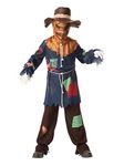 Bristol Novelty 700894L000 Sinister Scarecrow Child Costume Kids Fancy Dress, Boys, Girls, Multi, 7-8 Years