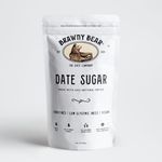 Brawny Bear Date Powder, Date Sugar, Healthy Sugar Substitute for White & Brown Sugar, Nutrient Rich Natural Sweetener, Vegan, Unrefined, 100% Arabian Dates – 900 Gm