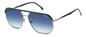 Carrera Men's Non-Polarized UV protected Blue Lens Glass Metal Hexagonal Sunglasses 205788