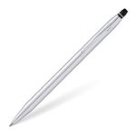 Cross Click Chrome Refillable Ballpoint Pen – Medium Point, Black Ink, Presented in a Luxury Gift Box