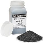 1 Pound Rock Tumbler Grit -Coarse Grit(60#) for Step 1 Tumbling Stones, Compatible with Any Brand Tumbler Stone Polisher,Rock Polisher,Tumbler Media Grit,Rock Polishing Grit Media