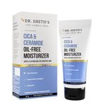 Dr. Sheth's Cica & Ceramide Oil-Free Moisturizer | Barrier Repairing & Hydrating | Lightweight Moisturiser |For Men & Women | 50g