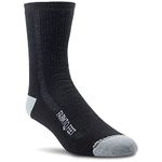 Farm to Feet Unisex Denver Lightweight 3/4 Crew Merino Wool Socks, Black, X-large