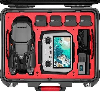 SYMIK P400-M3TL Mavic 3 Pro Triple Layer Waterproof Hard Carrying Case for DJI Mavic 3 Pro/Cine/Mavic 3/Classic/Fly More Combo, with DJI RC/RC Pro/RC-N1 Remote, Fits Landing Pad, iPad, Accessories