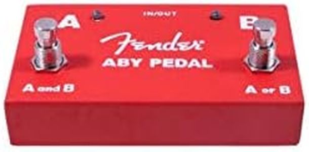 Fender ABY Pedal Footswitch, Red