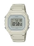 Casio Illuminator Alarm Chronograph Digital Sport Watch (Model W218HC-8A2V) (Light Gray), Light Gray, Chronograph,Digital