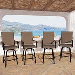 MFSTUDIO Outdoor Bar Stools Set of 