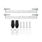 PATIKIL 110mm Ceiling Light Plate Kit, 2 Set Light Fixture Mounting Bracket Plate Steel Crossbar for Home Office Pendant Wall Light, with Screw Washer Nut