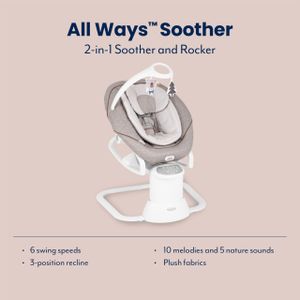 Graco All Ways Soother Baby Swing – Multi-Direction, Adjustable Recline