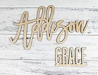 Custom Wooden Name Sign Personalize