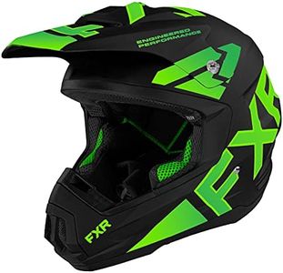 FXR 2022 Torque Team Helmet (X-Large) (Black/Lime)