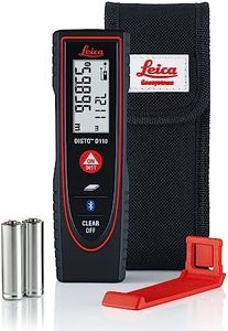 Leica DISTO D110 – kompakter Laser Entfernungsmesser mit Bluetooth (App-Nutzung) für Distanz- und Flächenmessungen (Innenbereich mit 60m Reichweite)