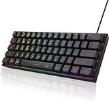 MageGee Mini 60% Gaming Keyboard, R
