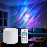 CAIYUE Galaxy Projector, Bedroom Star Projector, Galaxy Light Projector with Remote Control and Timer, Adjustable LED Light Colour, Brightness and Speed, Star Projector for Bedroom Parties.
