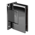 CRL Geneva 037 Series Chrome Wall Mount Full Back Plate Standard Hinge by C.R. Laurence